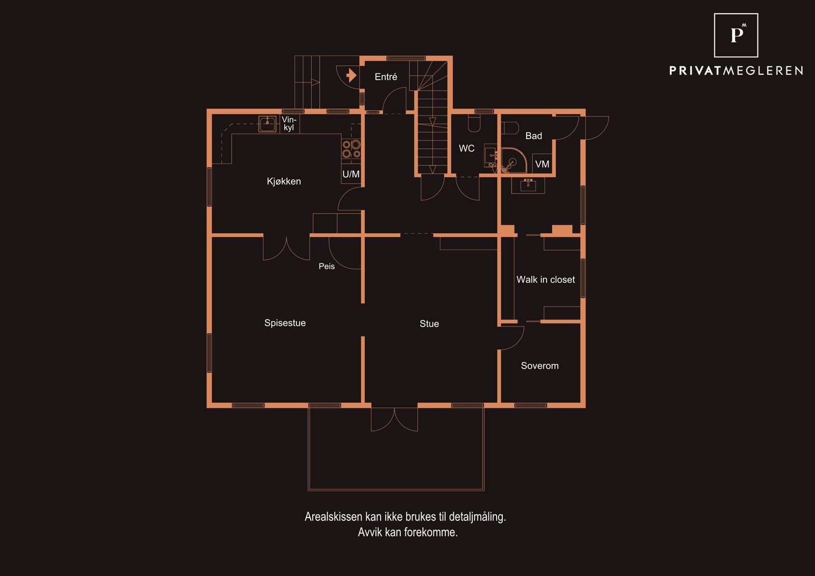 Plantegning av 1. etg. Galleribilde