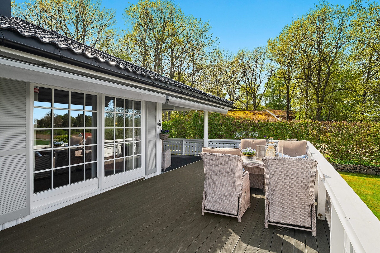 Her kan du nyte kveldssolen helt til den går ned! Galleribilde