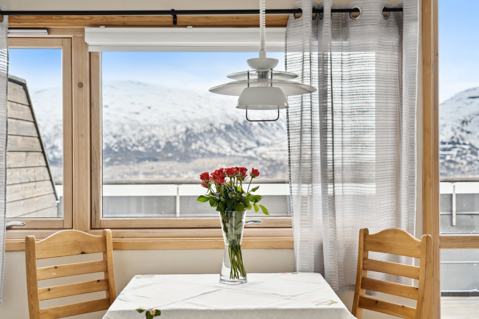 Flott utsikt fra stue Galleribilde