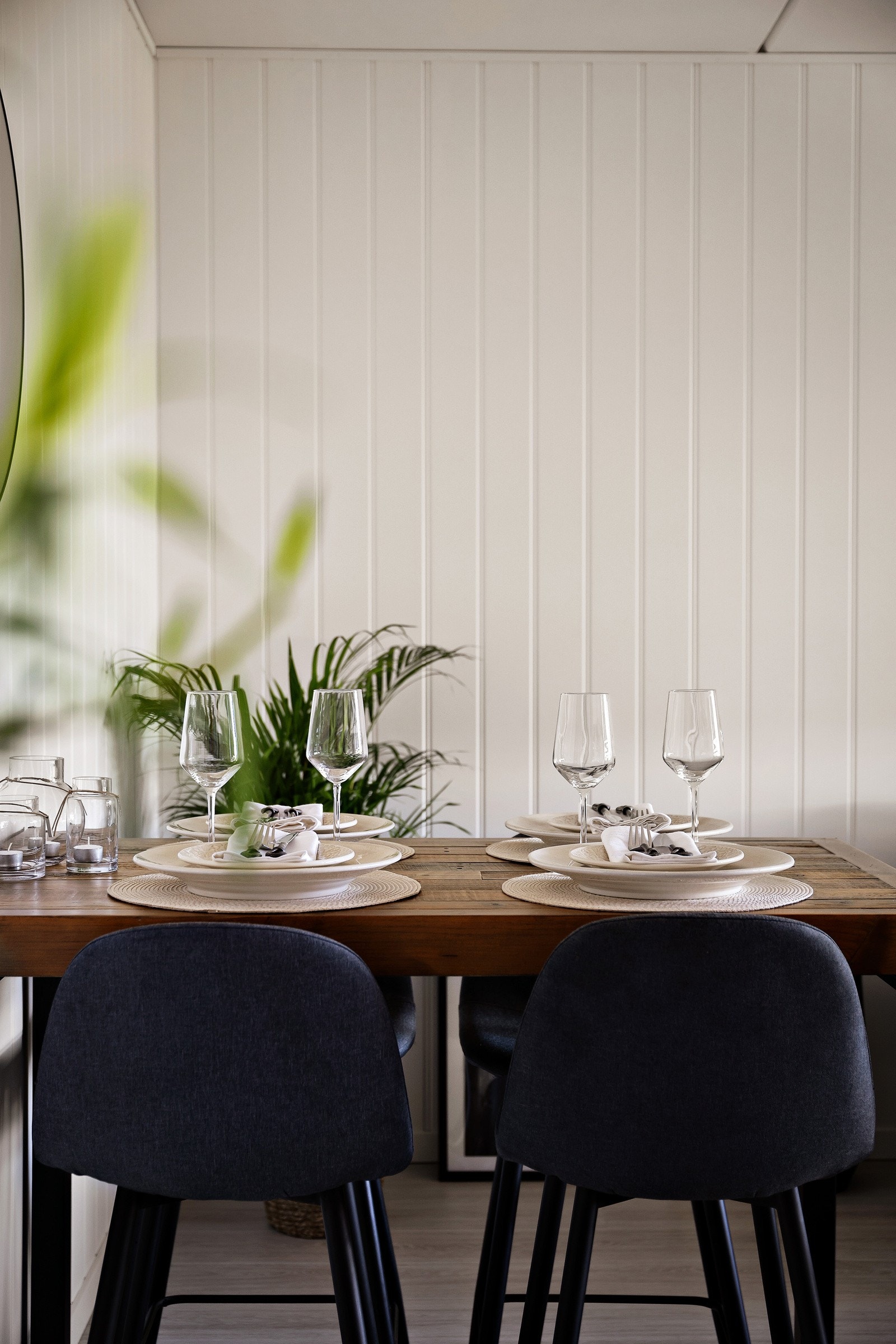 Her kan man nyte hyggelige måltider sammen med venner og familie. Galleribilde