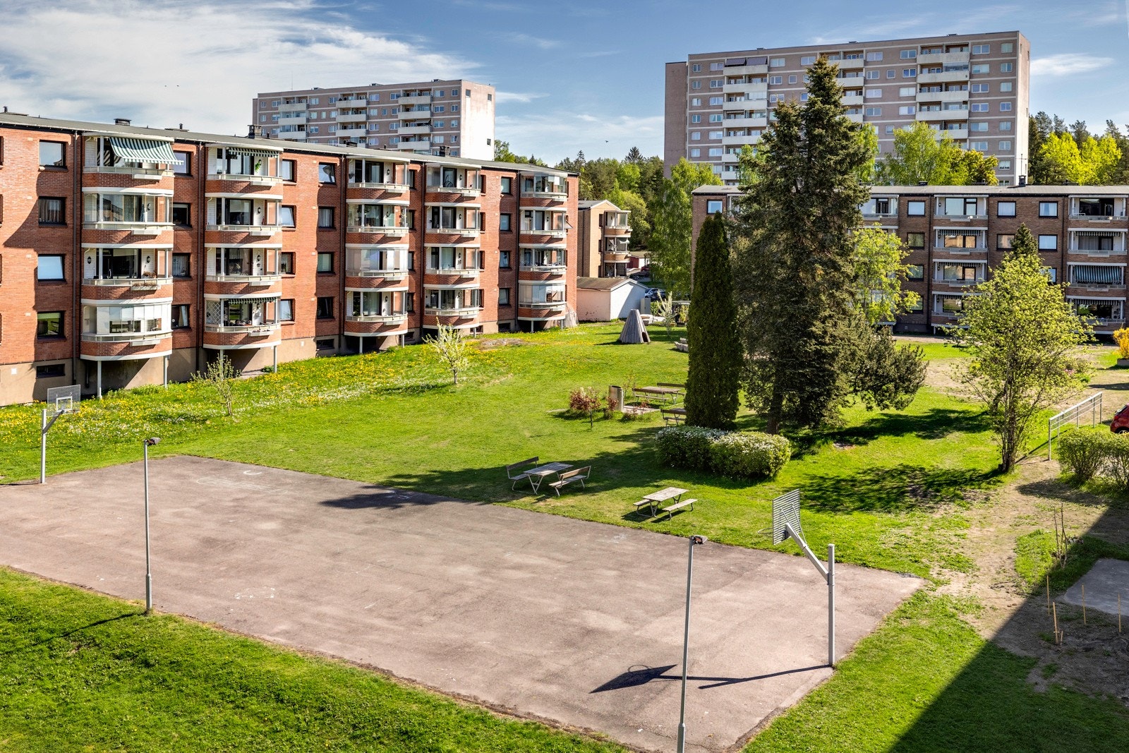 Borettslagets fellesareal. Galleribilde