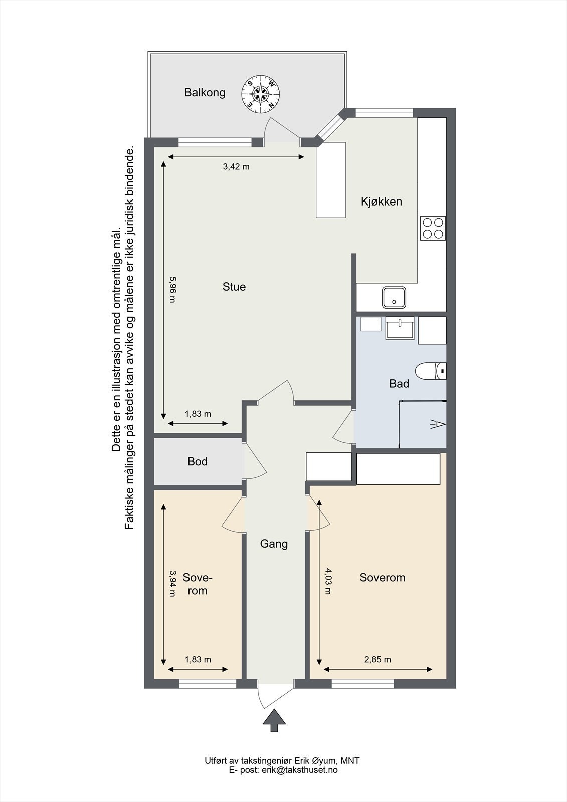 Plantegning Galleribilde