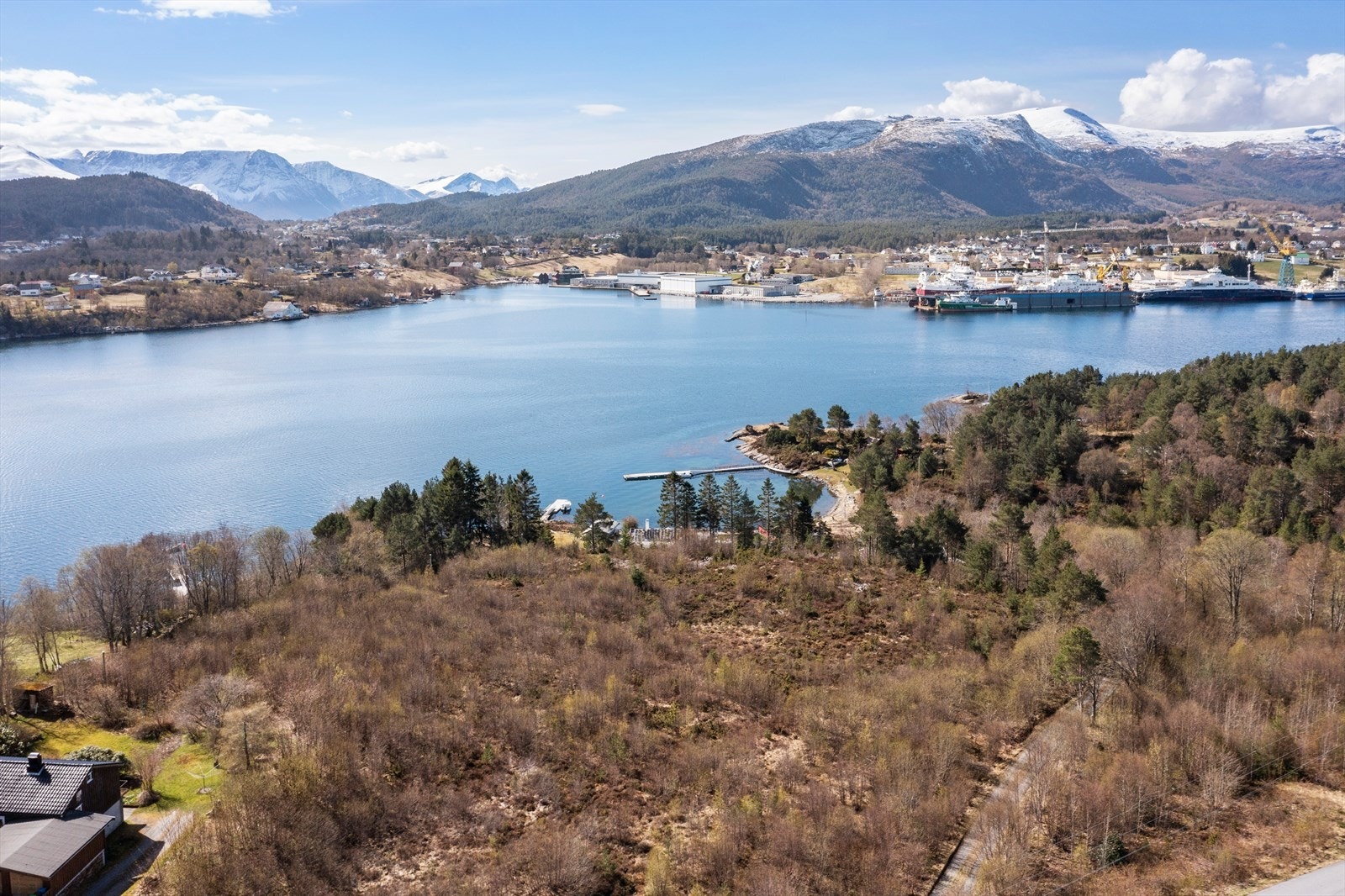 Dronefoto Galleribilde