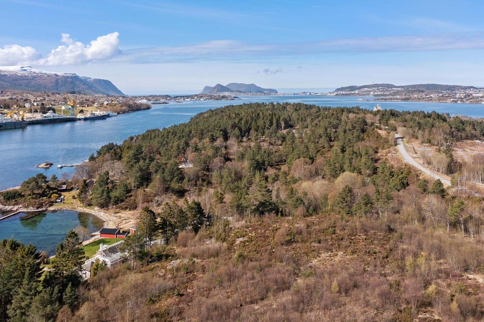 Dronefoto Galleribilde