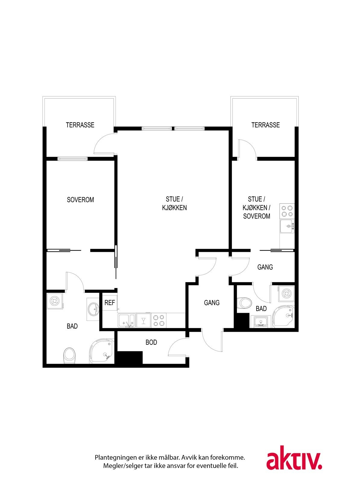 Plantegning - Verven 18A H0102 Galleribilde