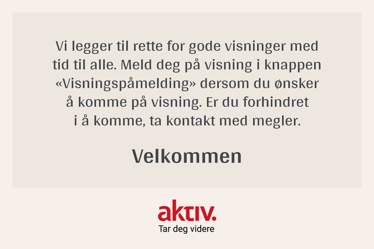 Aktiv - Meld deg på visning! Galleribilde