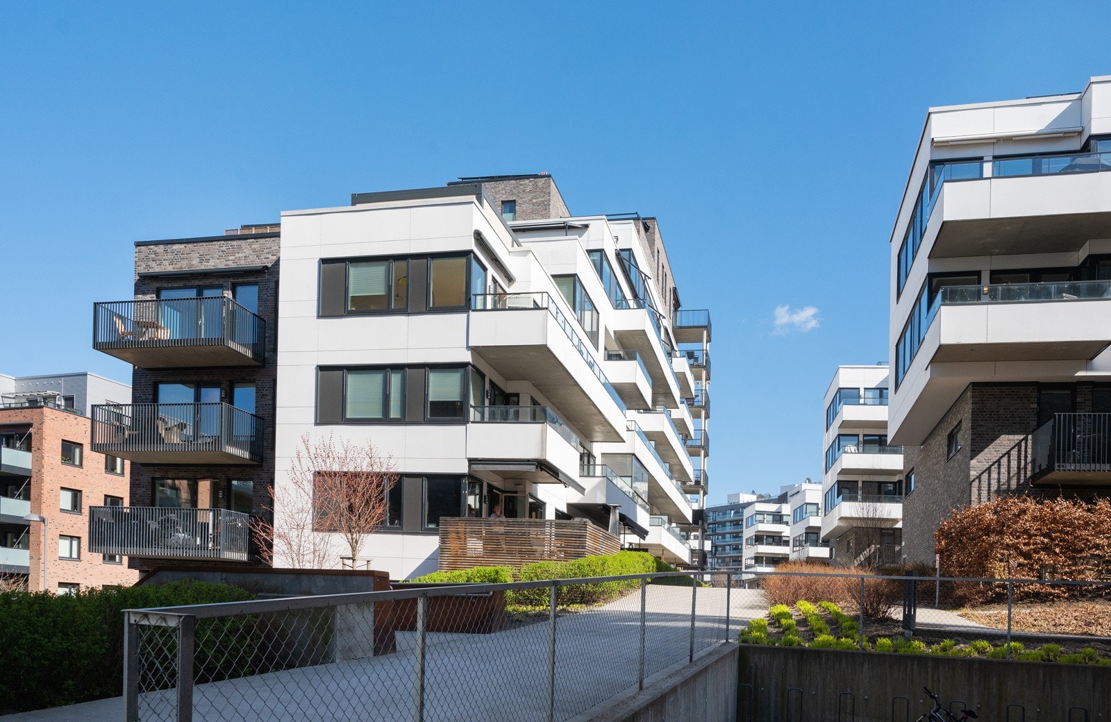 Flotte opparbeidede uteområdet Galleribilde