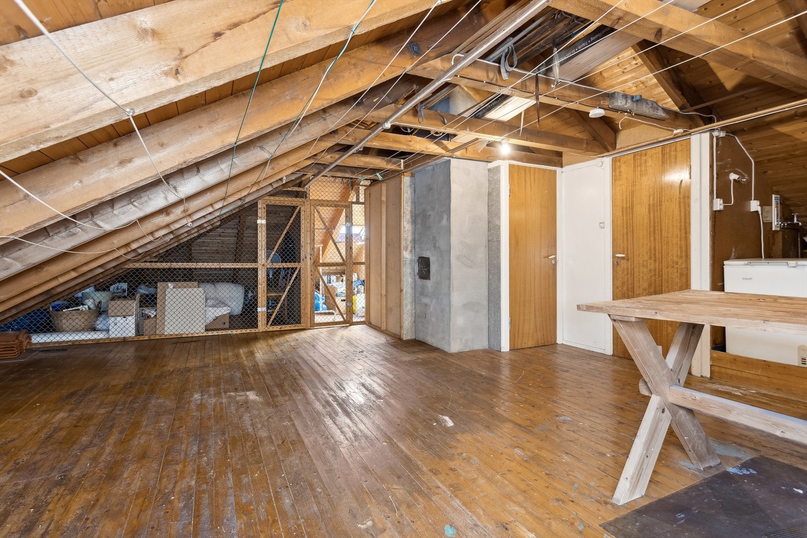 Loftet på eiendommen. Galleribilde