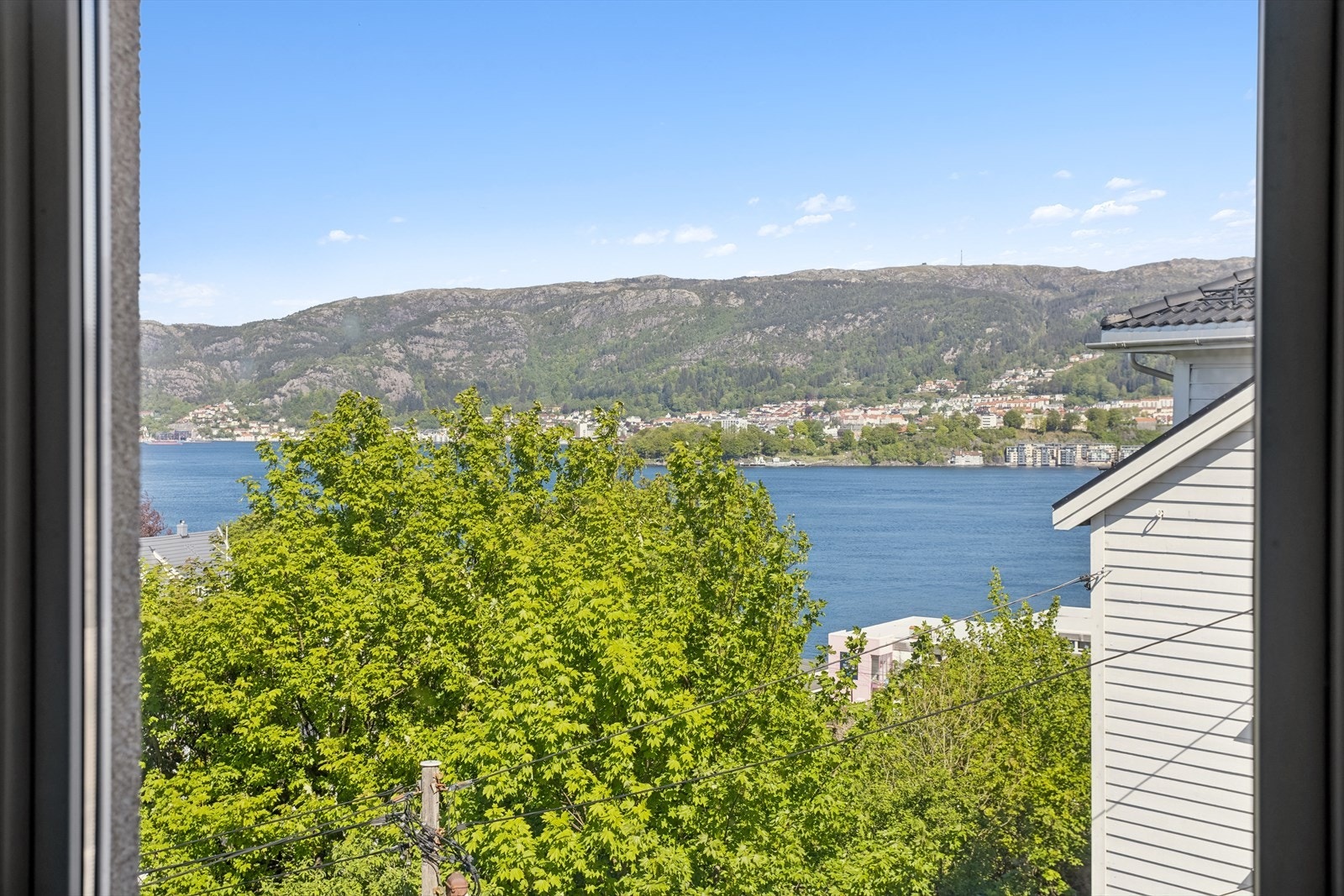 Utsikt fra en av boligene. Galleribilde