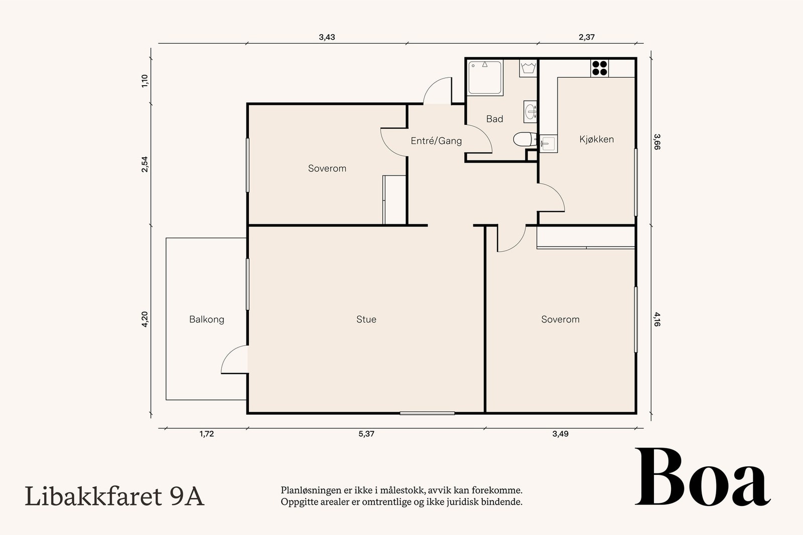 Plantegning Galleribilde