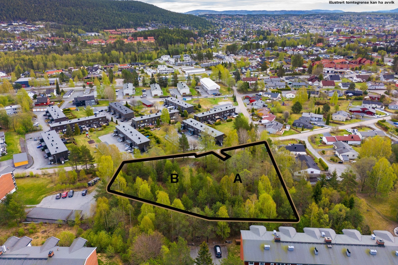 Eiendommen er regulert til boligbebyggelse - blokk bebyggelse ifølge reguleringsplanen. Galleribilde