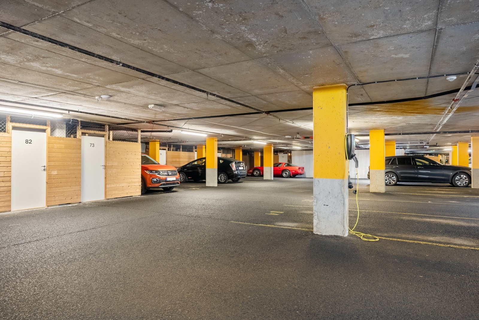 Det medfølger fast parkeringsplass i lukket garasjeanlegg. Galleribilde