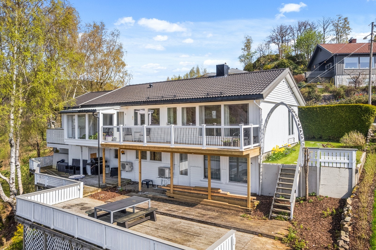 Terrasseområdet har et stort potensiale... Galleribilde