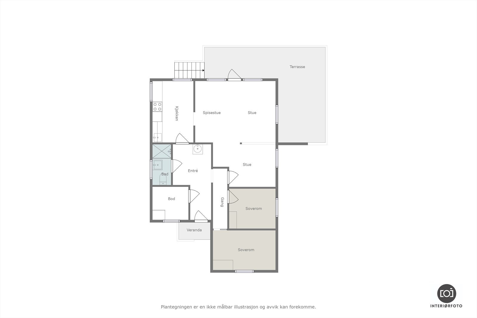 Plantegning Galleribilde