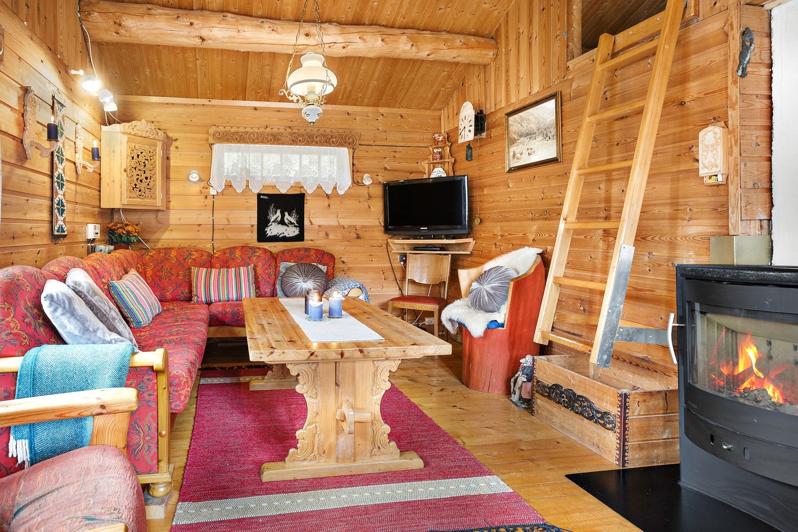 Lun og fin sone for sofagruppe Galleribilde