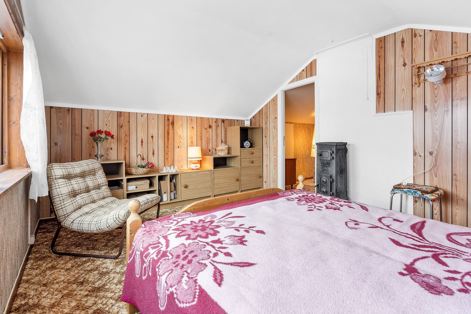 Soverom loft Galleribilde