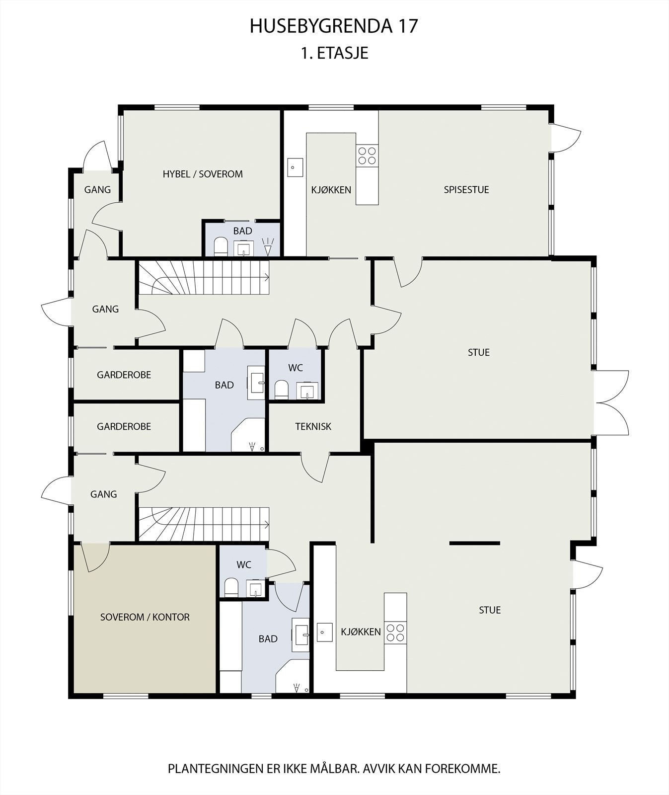 Plantegning1ETG Galleribilde