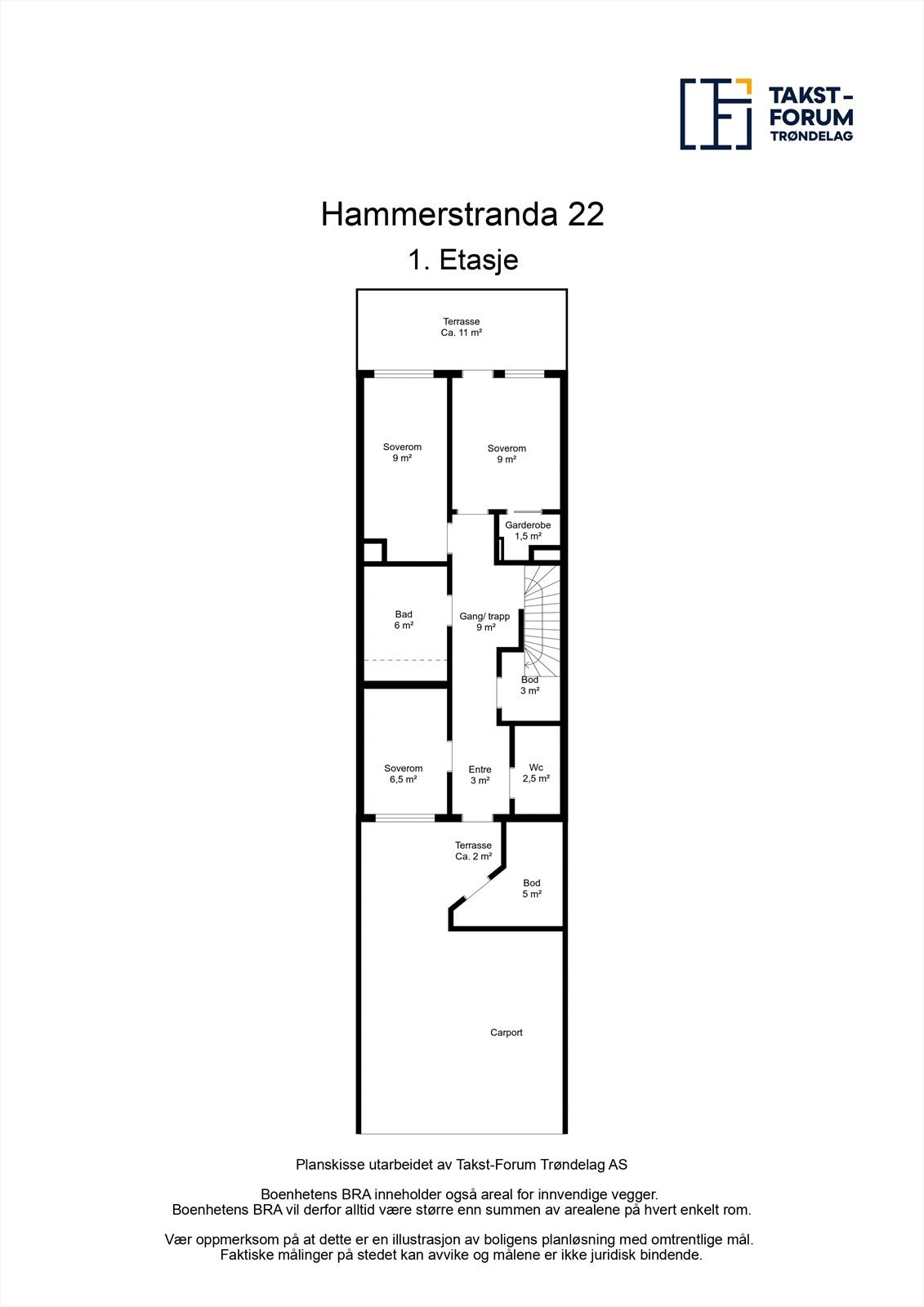 Plantegning første etasje. Galleribilde