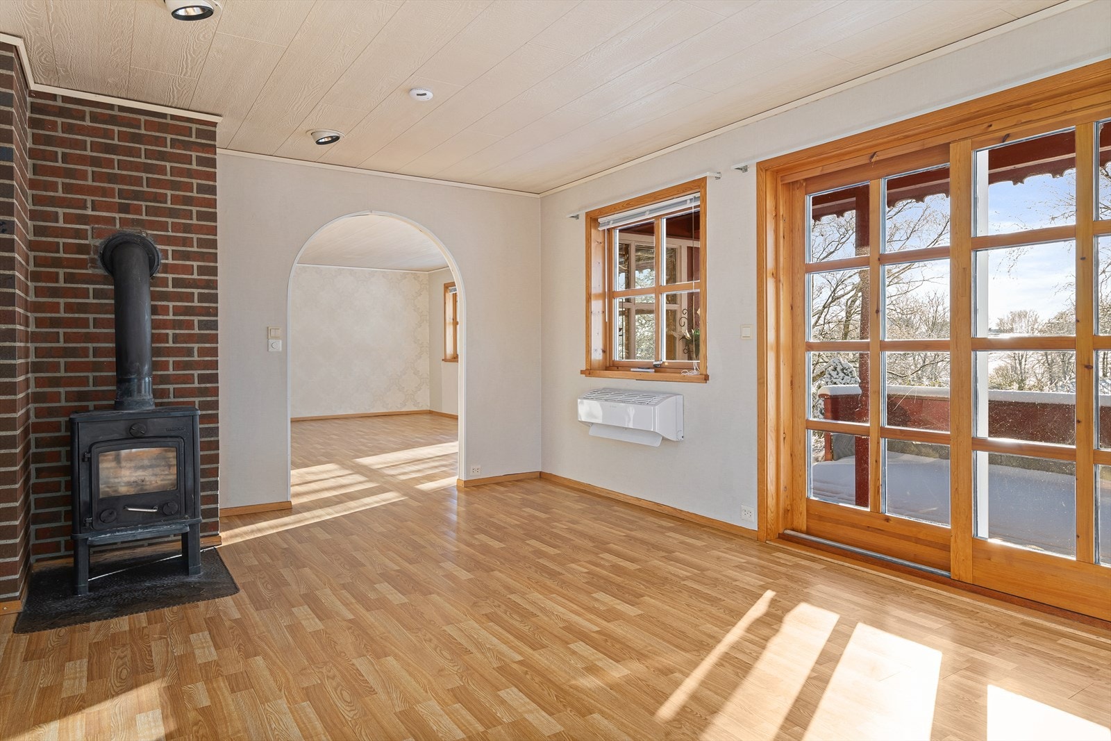 Vedovn sikrer godt inneklima selv de kaldeste dagene. Galleribilde