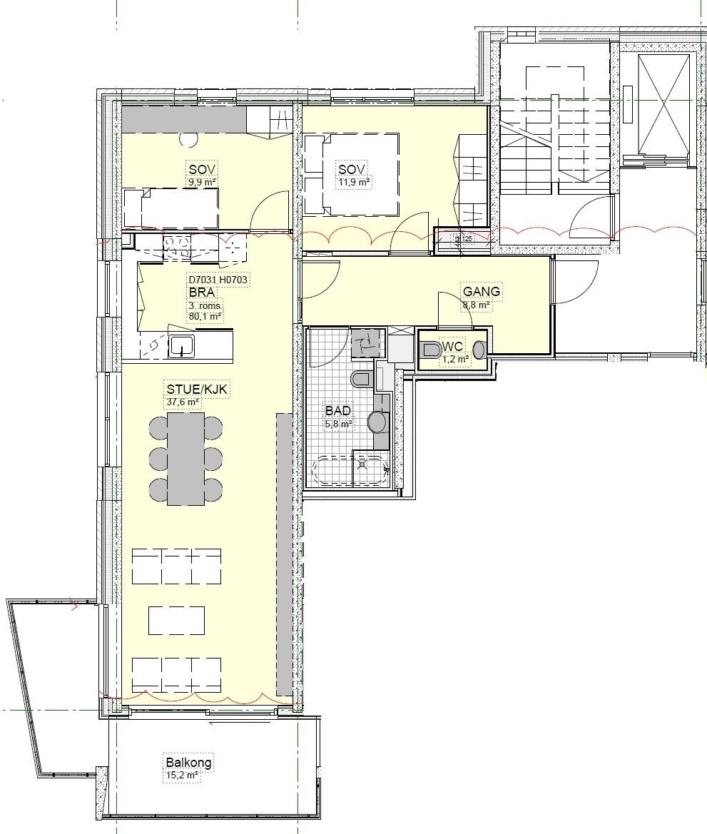 Plantegning Galleribilde