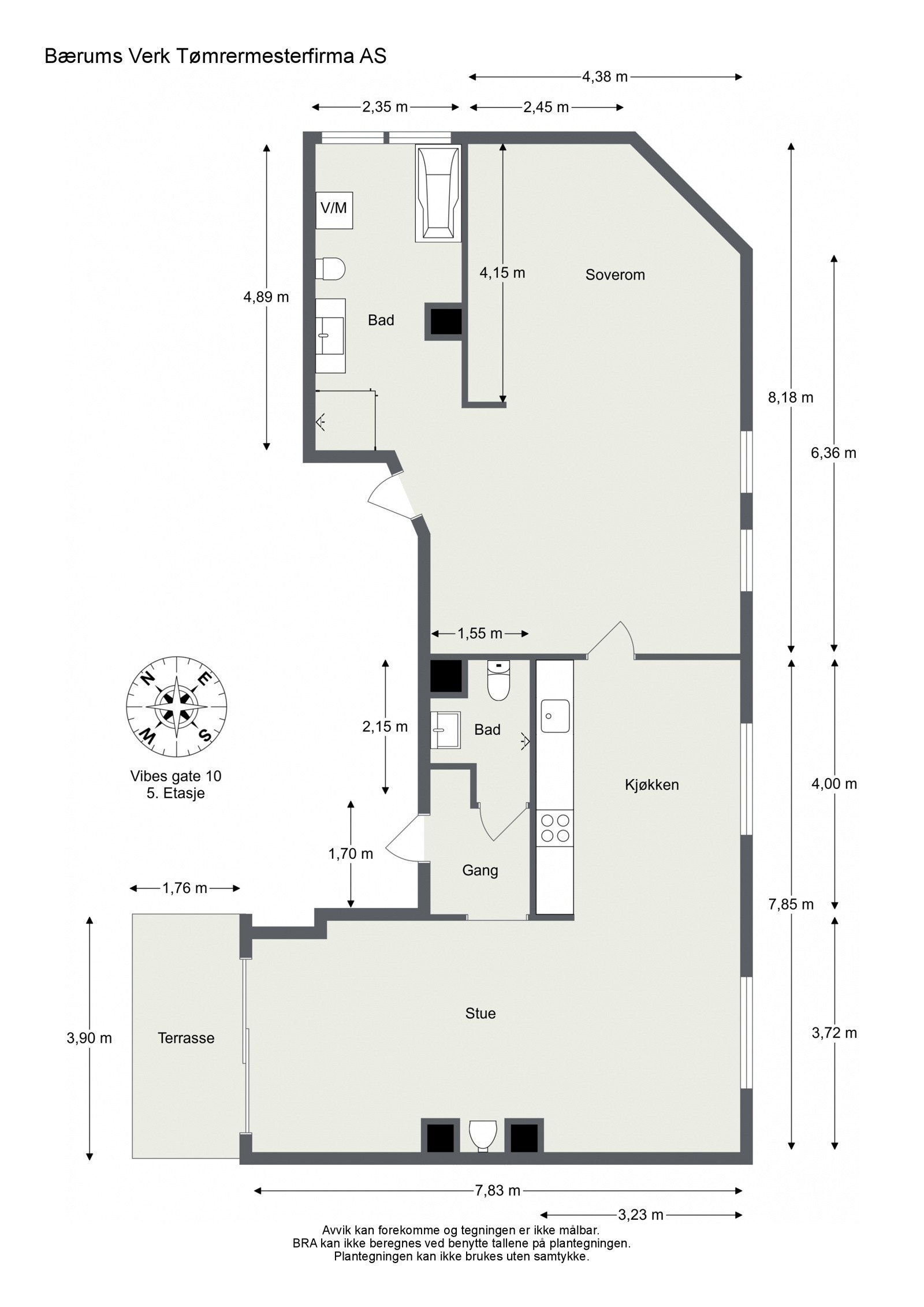 Plantegning Galleribilde
