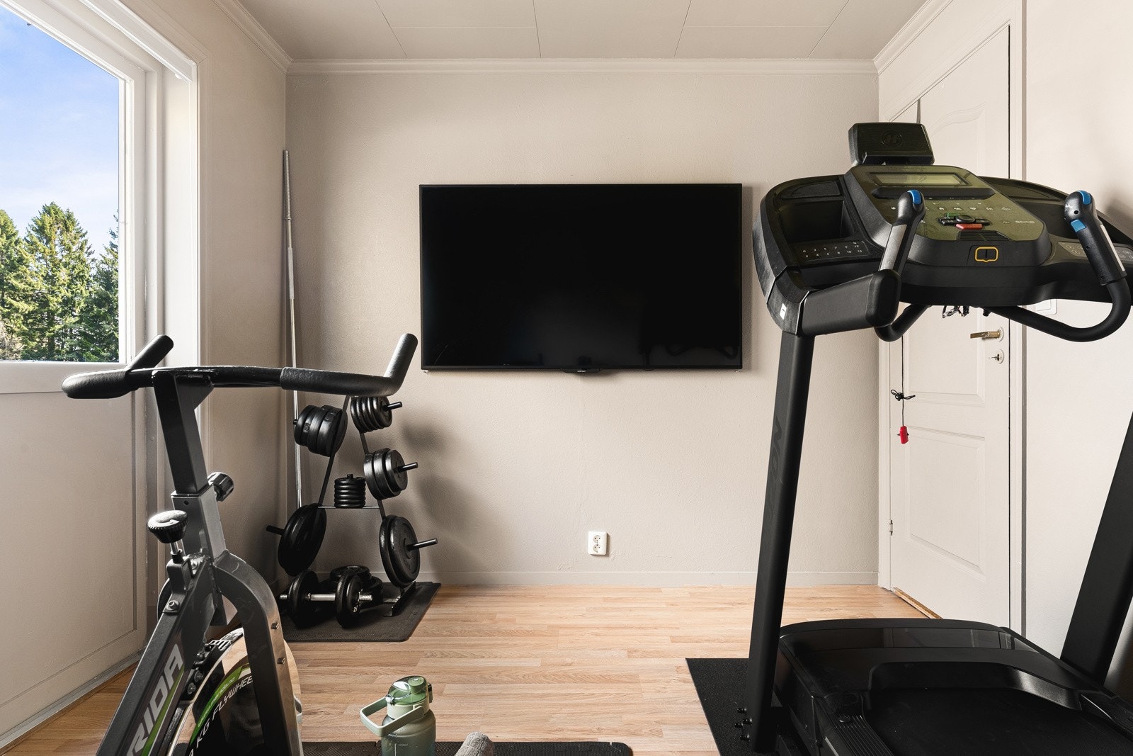 Det siste soverommet måler ca. 9,4 kvm og kan innredes slik en selv ønsker. Galleribilde