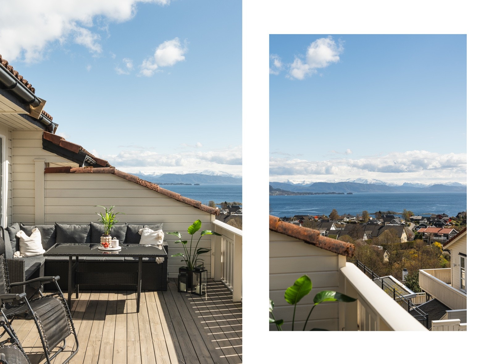 Fra balkongen kan man nyte denne nydelige utsikten, samt de herlige solforholdene. Galleribilde