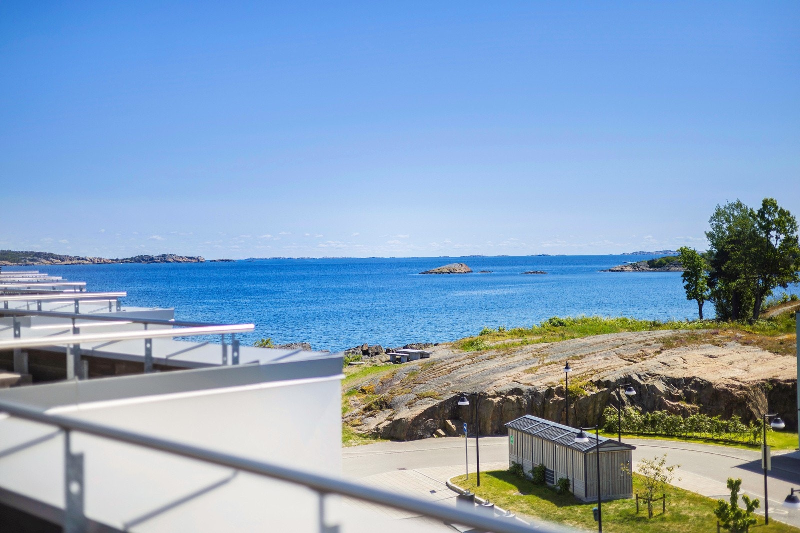 Utsikt fra takterrassen. Galleribilde