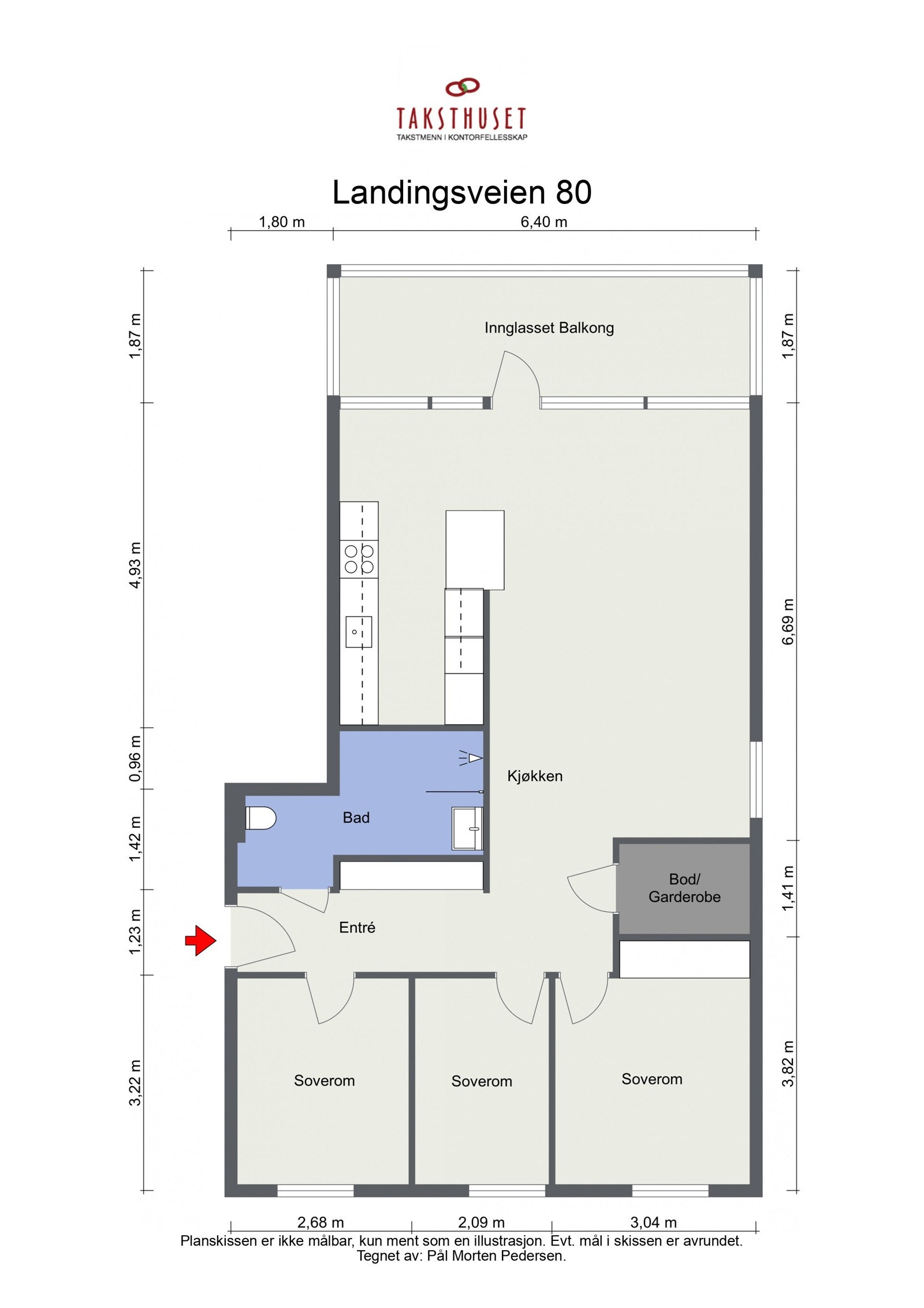 Plantegning. Galleribilde
