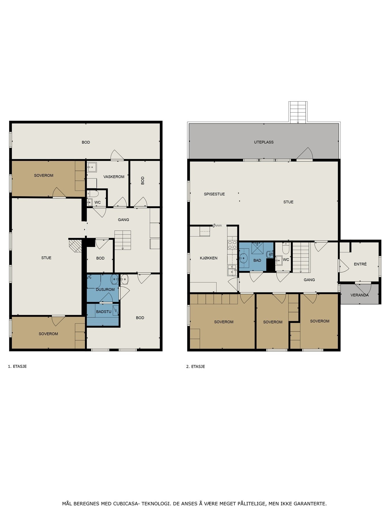 Planskisse oversikt. Galleribilde