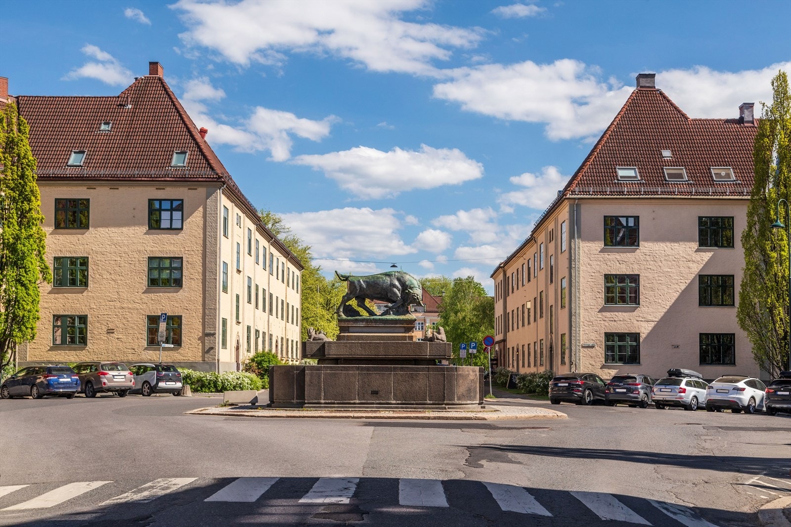 Oksefontenen rett utenfor Galleribilde