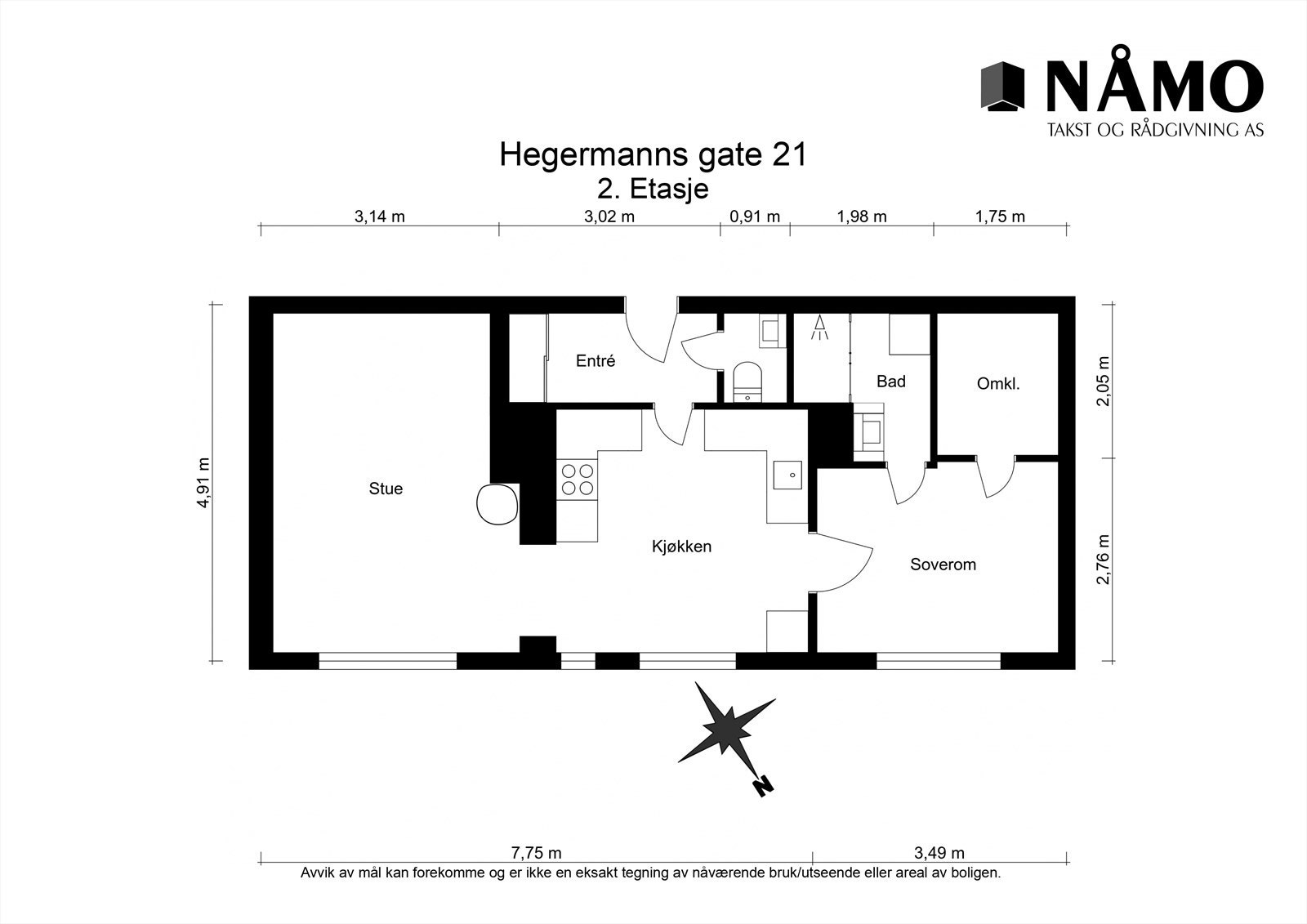 Plantegning Galleribilde
