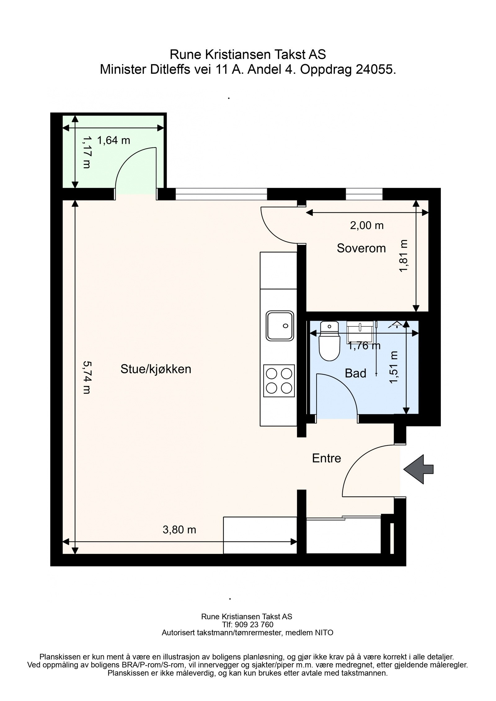 Planskisse Galleribilde