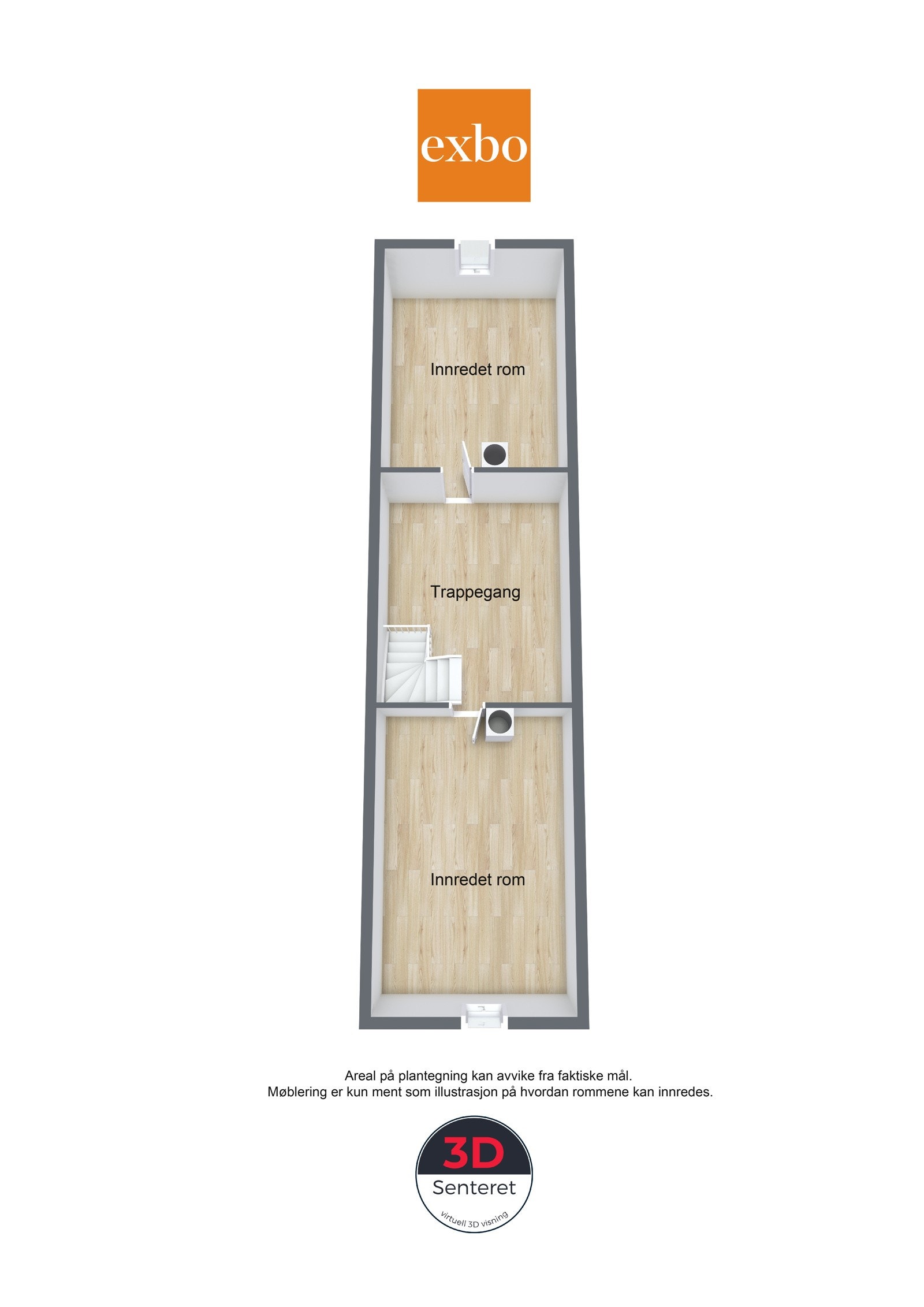 Plantegning, loft Galleribilde