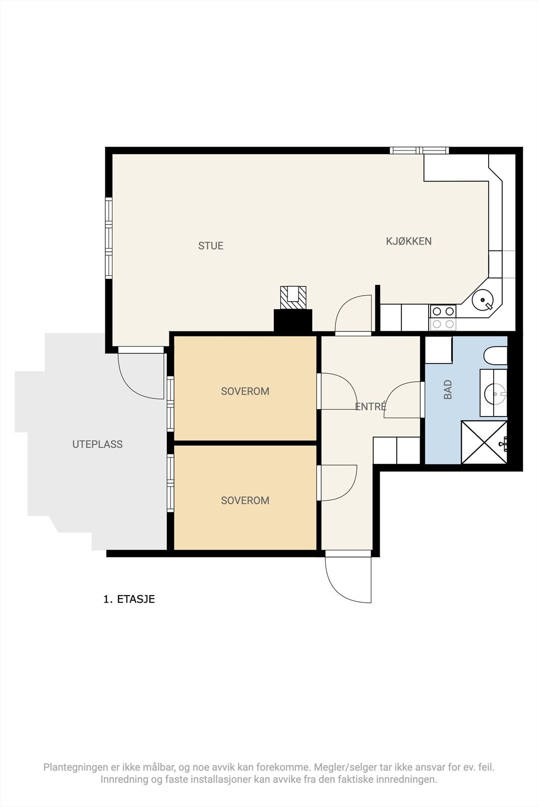 Alternativ plantegning Galleribilde