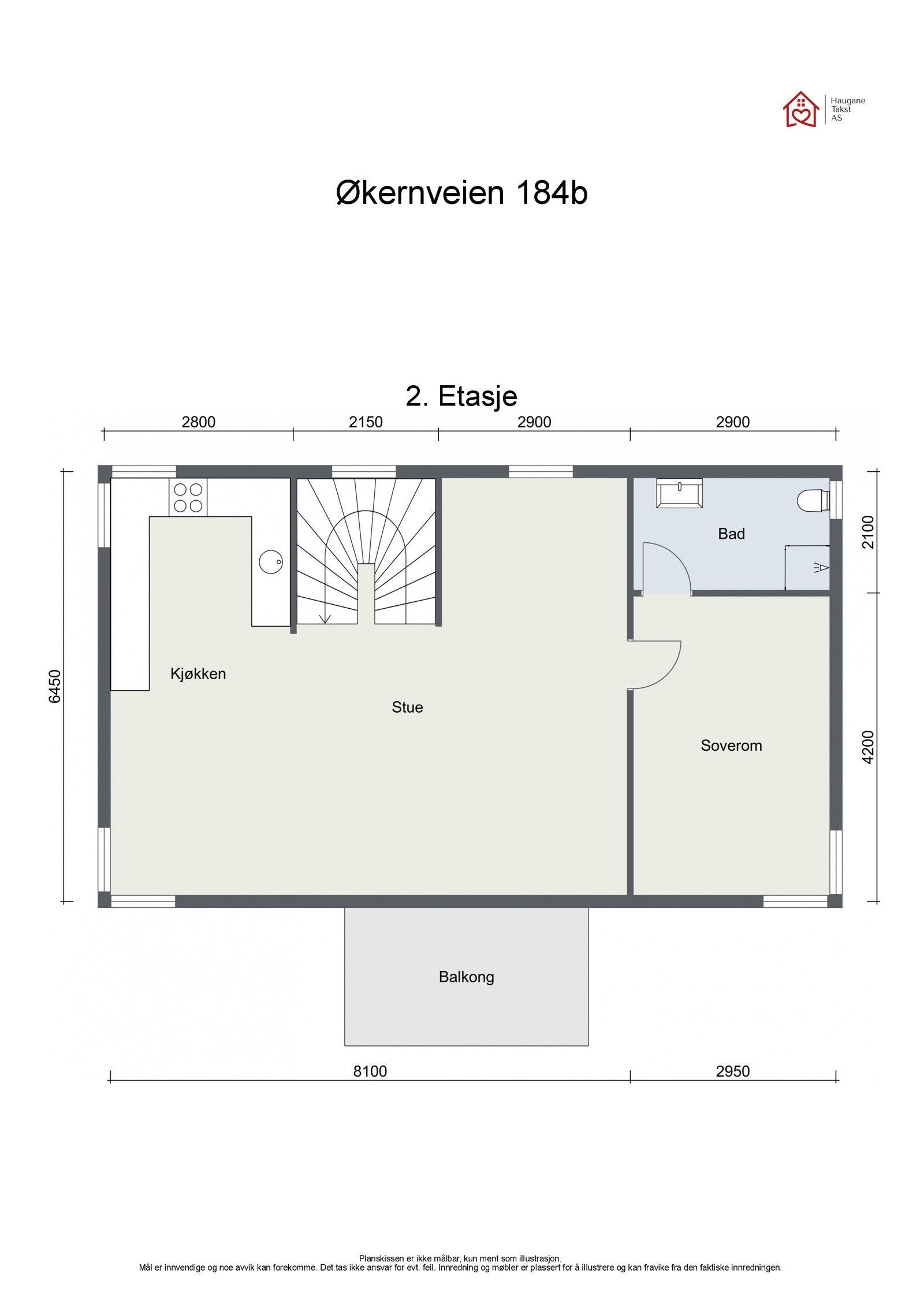 Plantegning 2. etasje Galleribilde