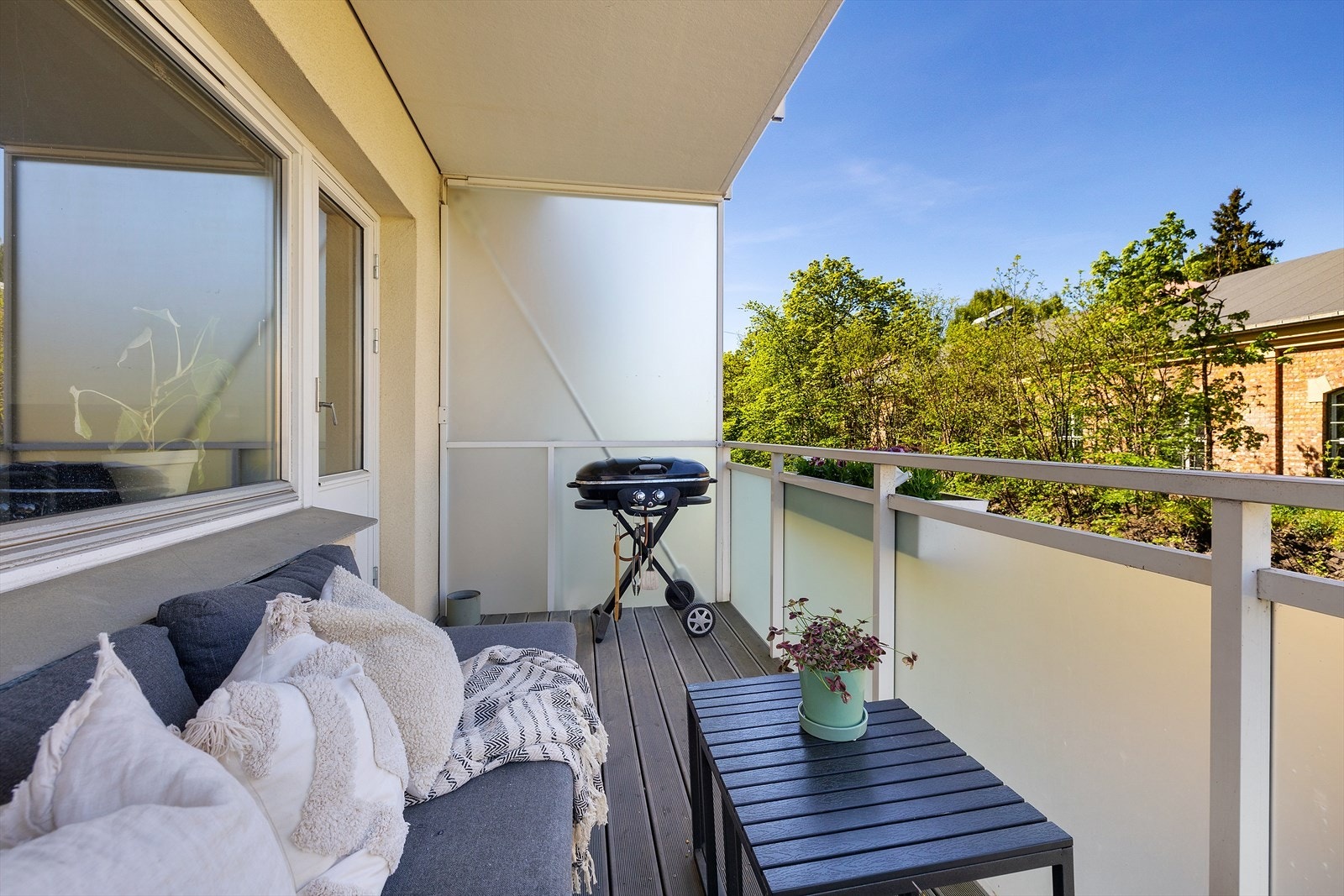 Mulighet for å grille på balkongen Galleribilde