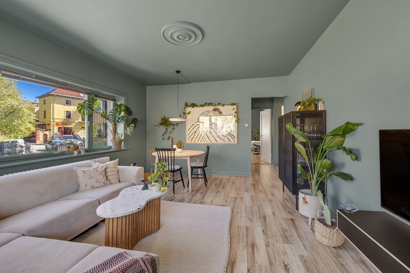 Rosett i himling Galleribilde