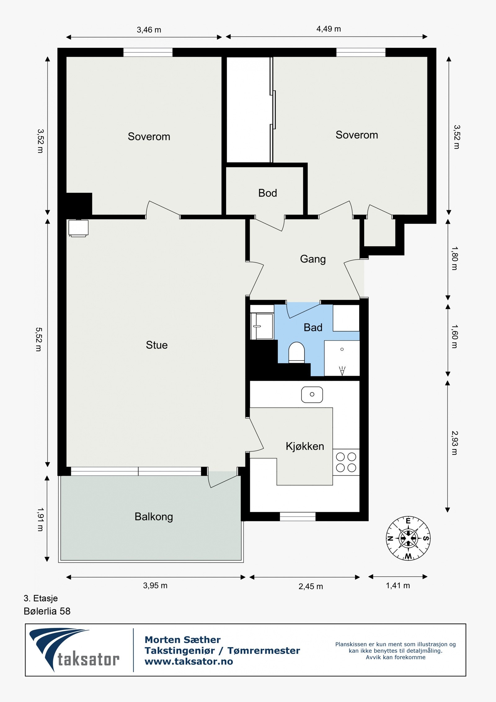 Plantegning. Galleribilde