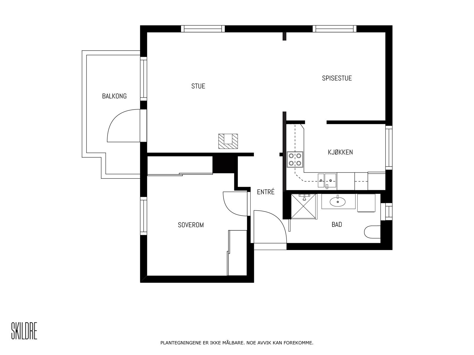Plantegning Galleribilde