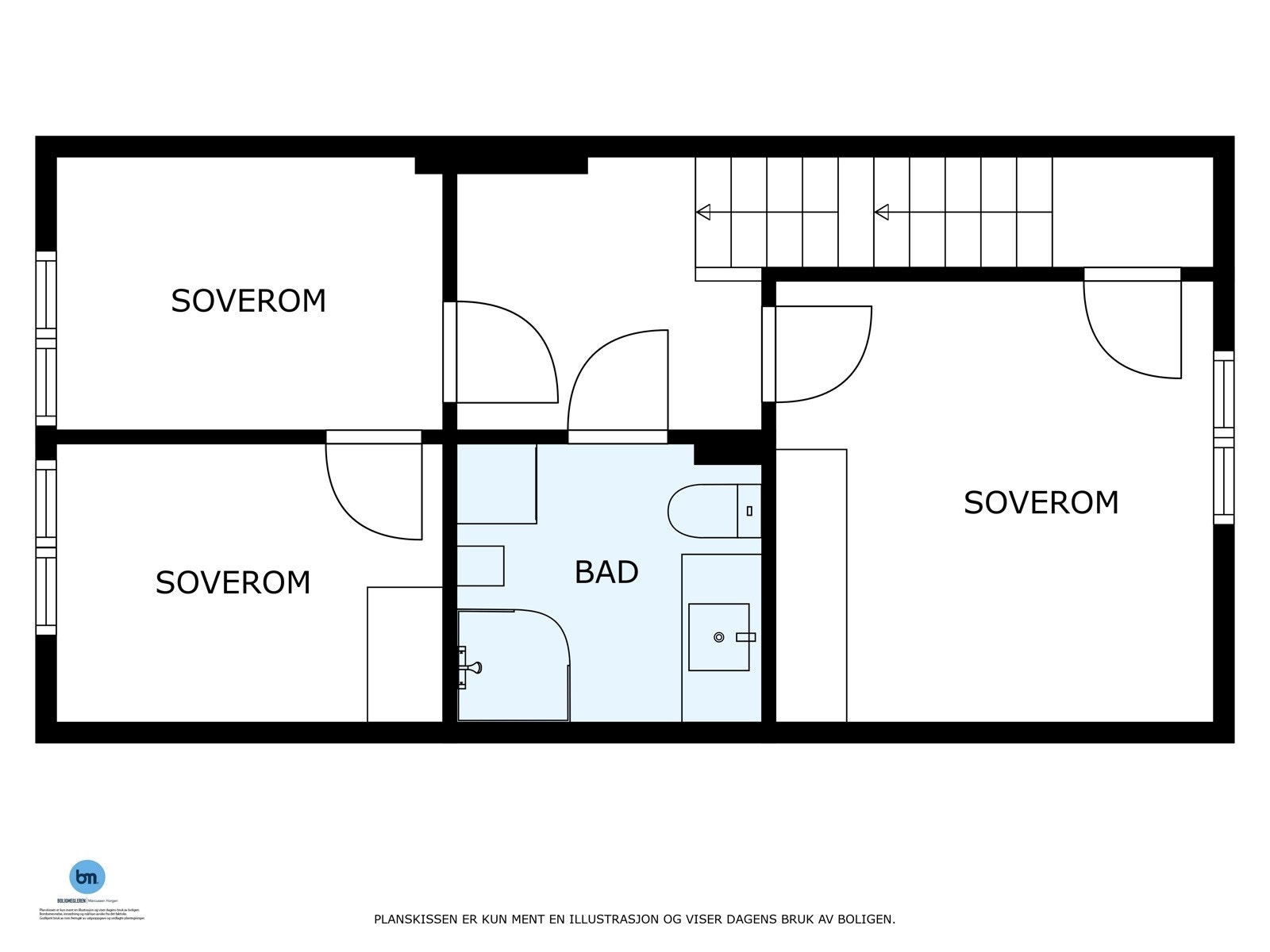 Planløsning 2.etg. Galleribilde