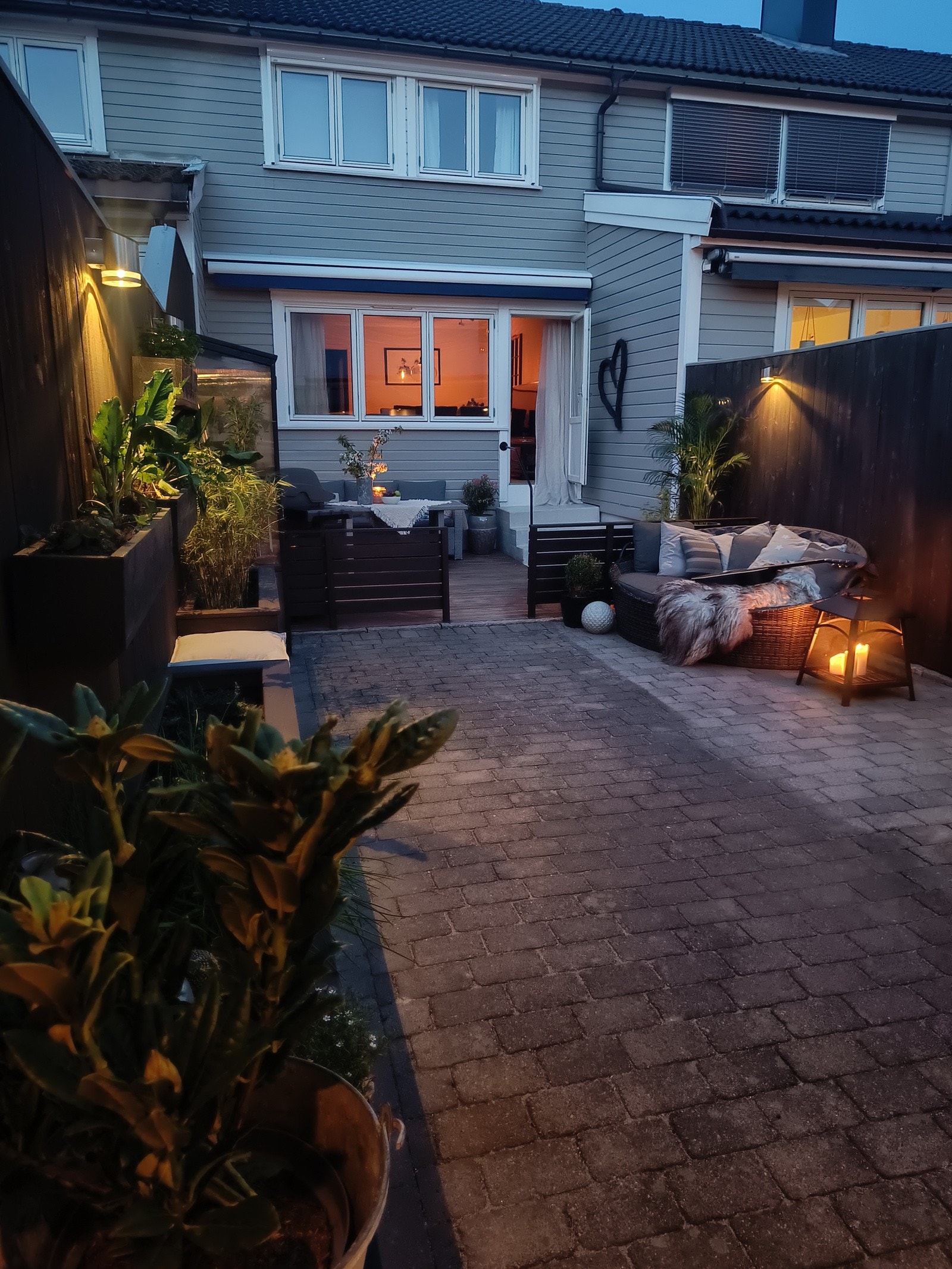Kveldsstemning vestvendt hagedel Galleribilde
