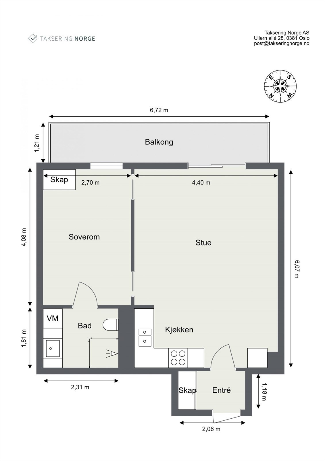 Plantegning Galleribilde