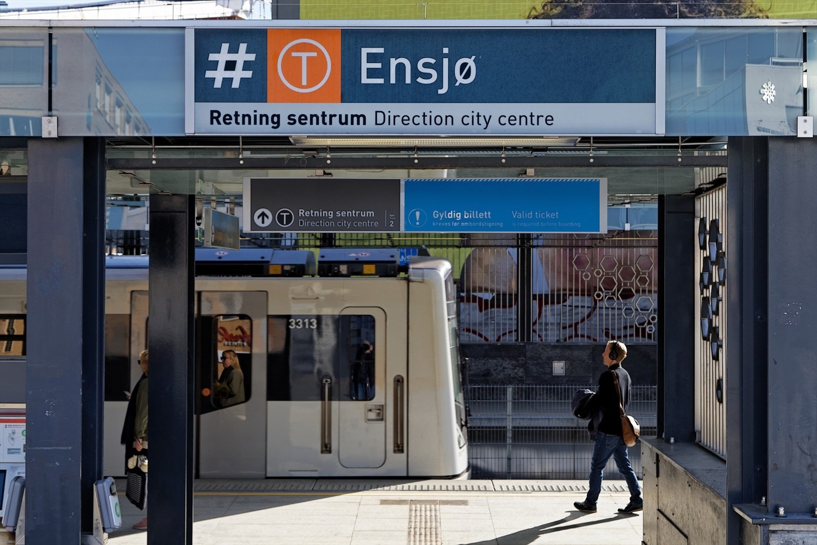 Det er gangavstand til T-bane på både Ensjø og Hasle Galleribilde