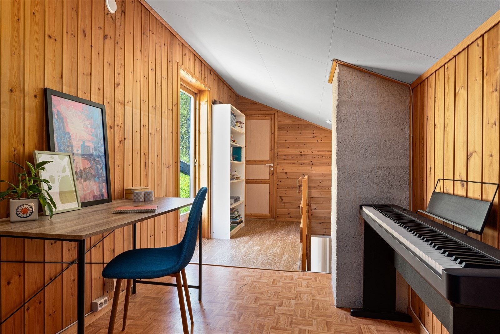 På loftet er det også utgang Galleribilde