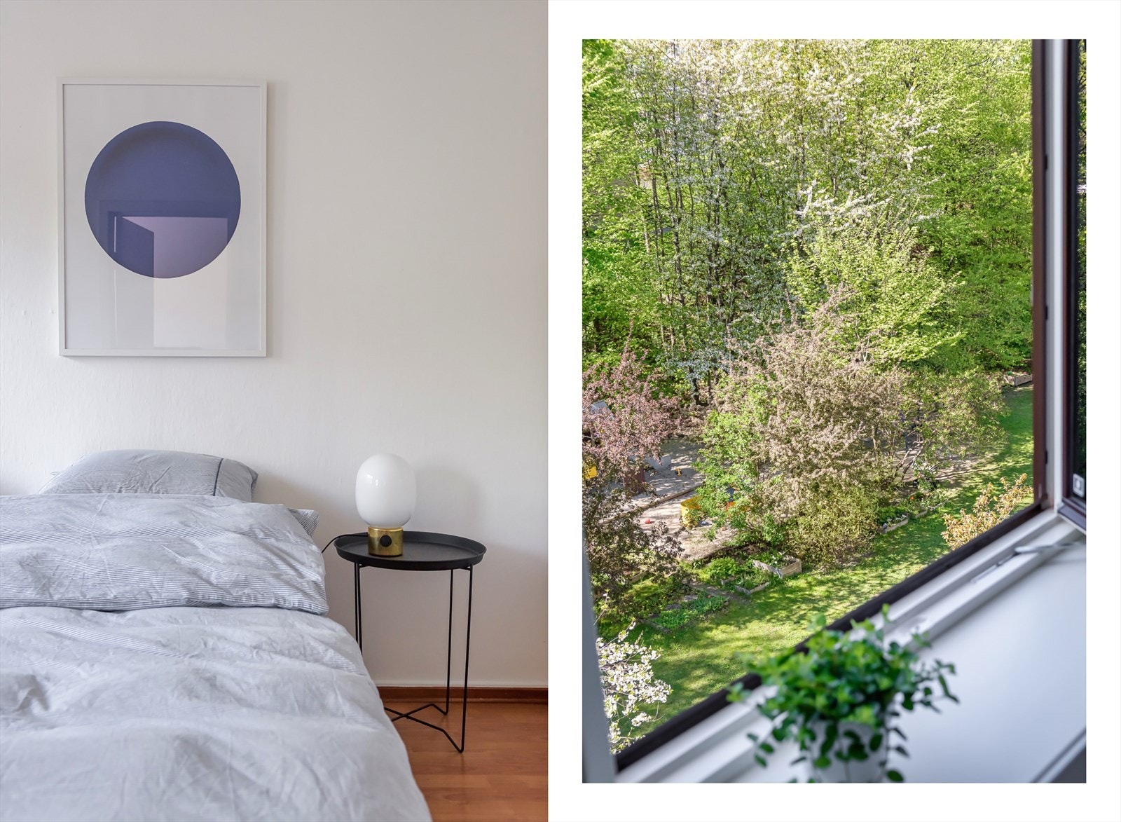 Soverommet ligger vendt mot rolige grøntområder! Galleribilde