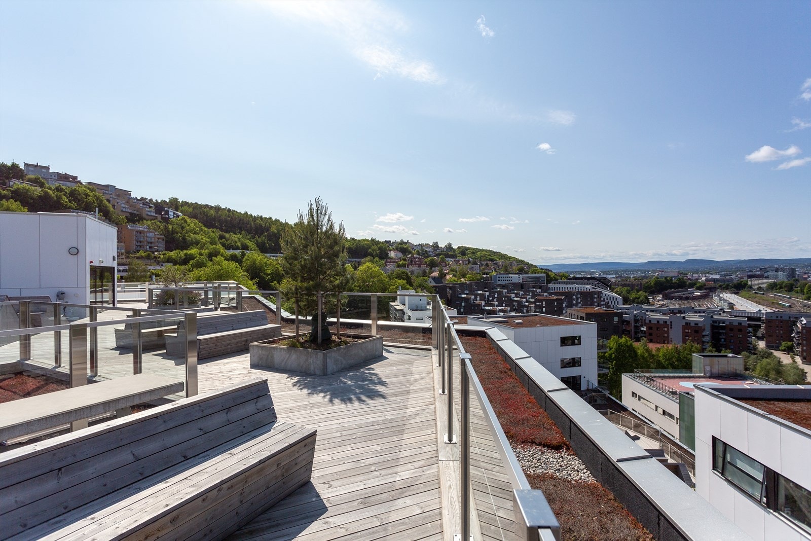 Felles takterrasse Galleribilde