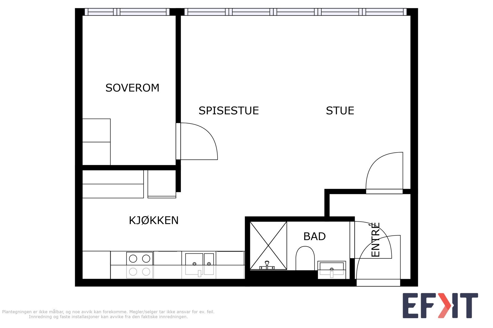 Plantegning. Galleribilde