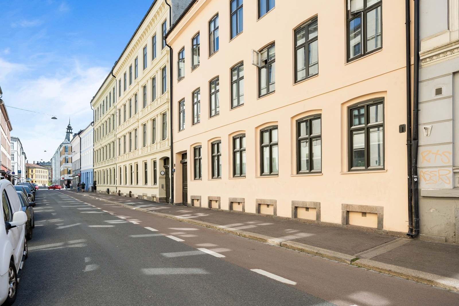 Fasade Helgesens gate 7. Galleribilde