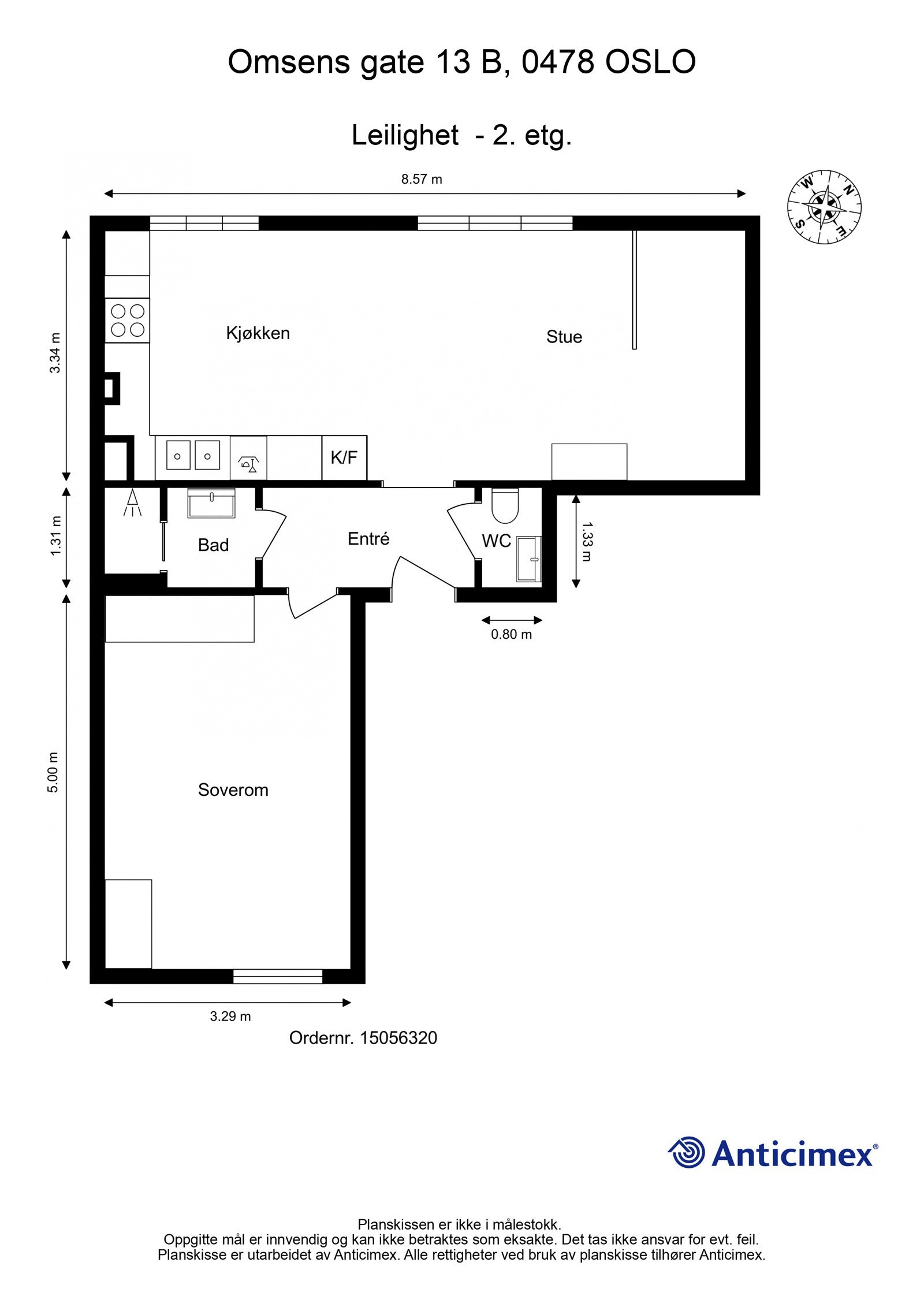 Planskisse. Galleribilde